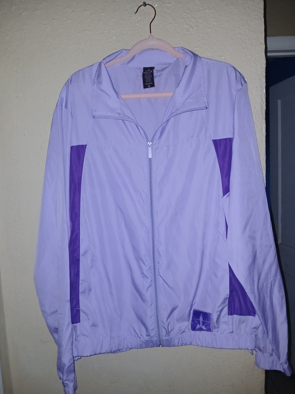 Jeffree Star Lavender Bomber Jacket with Dark Purple Panels